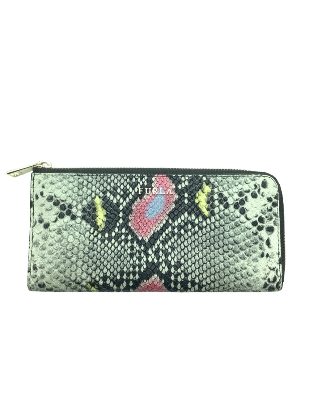 Furla Snakeskin Animla Print Wallet